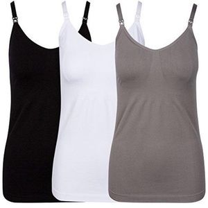 Maternity and Nursing Camisole 3 Pack